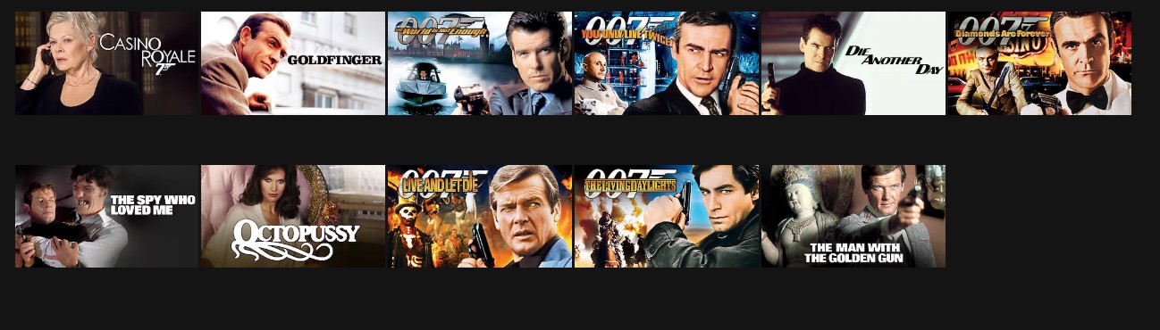 James Bond movies on US Netflix Watch Netflix abroad