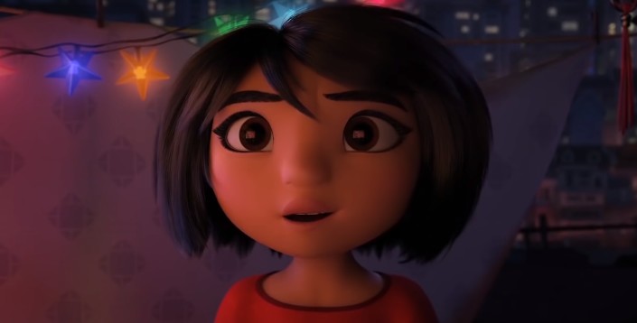 The girl in the movie looks really beautiful!