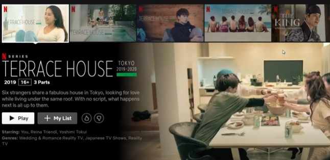 Terrace House on Netflix